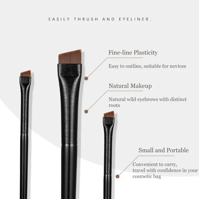 A101Brush Eyebrow A102Eyeliner Brush Professional Small Angled Eyebrow Brush Brow Contour Brush Fine Eyeliner Pen Makeup Tools