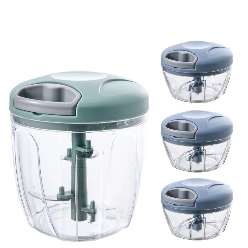Home 1pc 500/900ML Manual Hand Pull Meat Mincer Garlic Chopper Vegetable Chili Onion Cutter Kitchen Cooking Tools