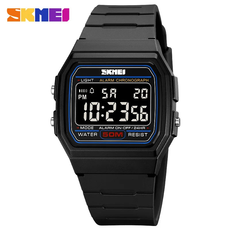 SKMEI 2042 Fashion Brand Men's Electronic Watch Outdoor Sport Multifunction Waterproof Calendar Luminous Digital Watches for Man
