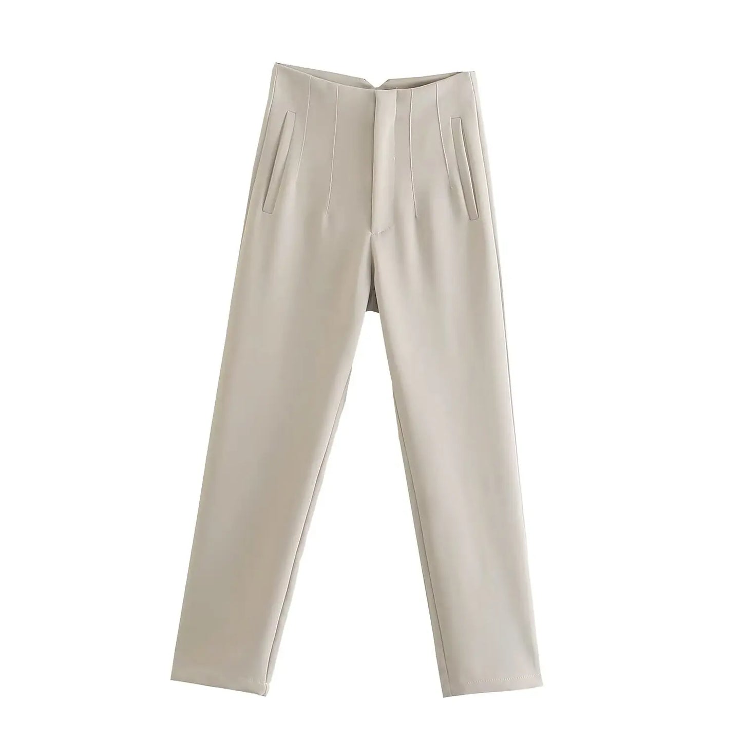 Koekop Office outfits Pencil Trousers Black Pink White Ladies Pants Fashion Office Wear High waist Pants for Women Formal Pants