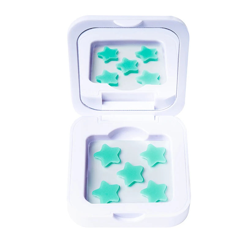 1Box 25/48 Patches Hydrocolloid Acne Patch Fade Repair Invisible Acne Removal Stickers Concealer Makeup Tool Star With Mirror