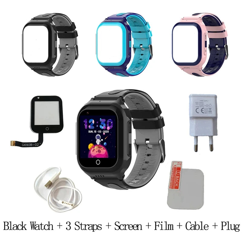 Wonlex Kids Smart Watch 4G GPS WIFI location Tracker SOS Video Call KT24S Children's smartwatch IP67 Waterproof smart baby watch