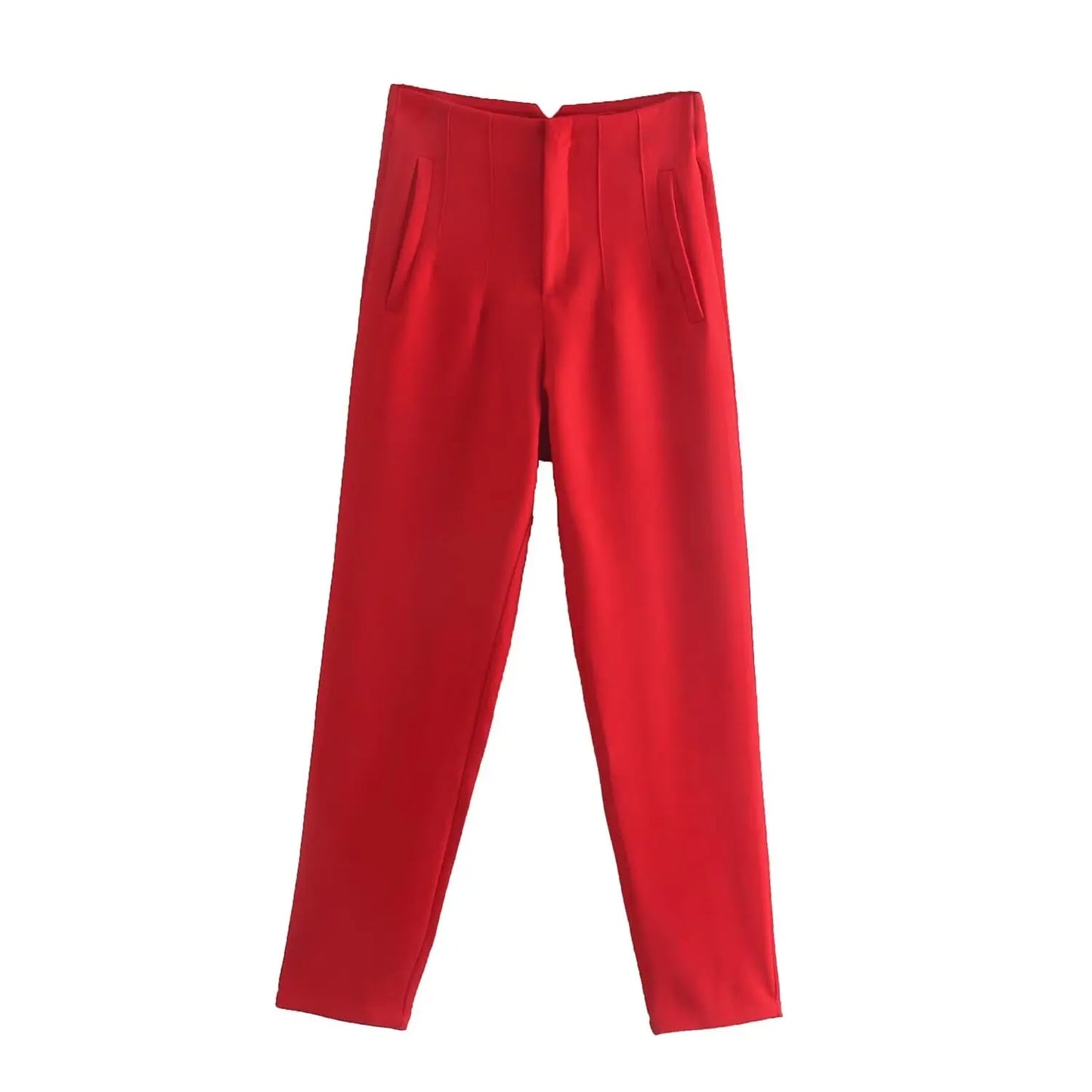 Koekop Office outfits Pencil Trousers Black Pink White Ladies Pants Fashion Office Wear High waist Pants for Women Formal Pants