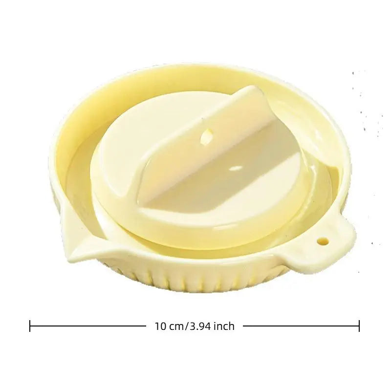 Food Gadgets Plastic Ginger Garlic Grater Tools Masher With Lids Kitchen Fruit Vegetables Hand Grinder Portable Round