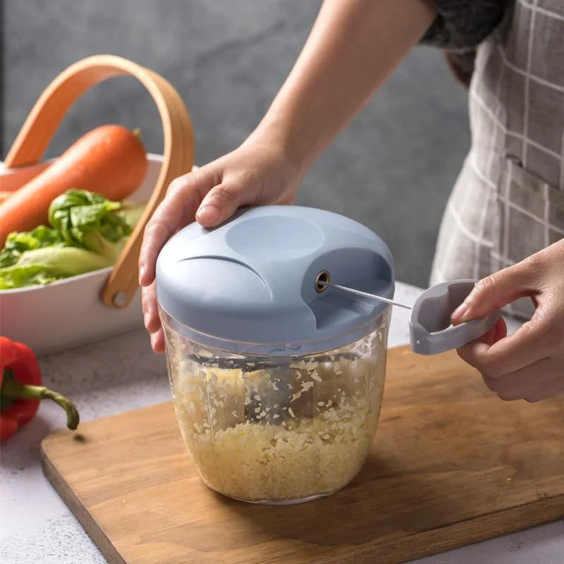 500/900ML Manual Meat Mincer Garlic Chopper Hand Crank Food Processor Vegetable Onion Cutter Garlic Press Crusher KitchenCooking