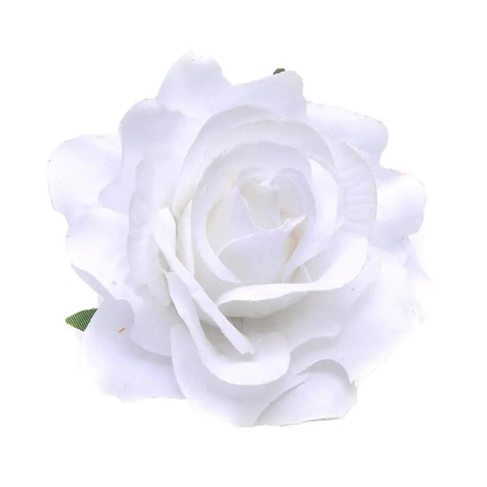 Big Rose Flower Hairpin For Bridal Wedding Simulated Flower Hair Clip Women Hawaii Holiday Diy Headdress Hair Accessories
