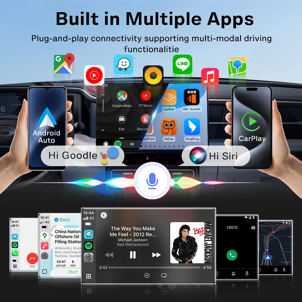 2 in 1 CarlinKit 5.0 Ultra Wireless CarPlay Android Auto Adapter 2026 New 5G Wifi Wireless Box for Car with Wired CarPlay IOS26