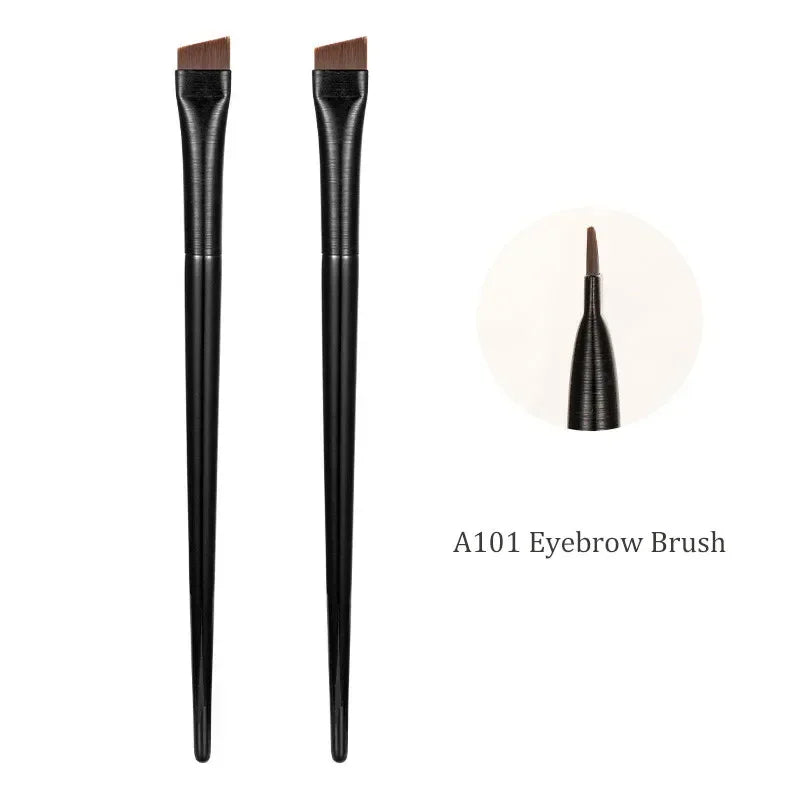 A101Brush Eyebrow A102Eyeliner Brush Professional Small Angled Eyebrow Brush Brow Contour Brush Fine Eyeliner Pen Makeup Tools