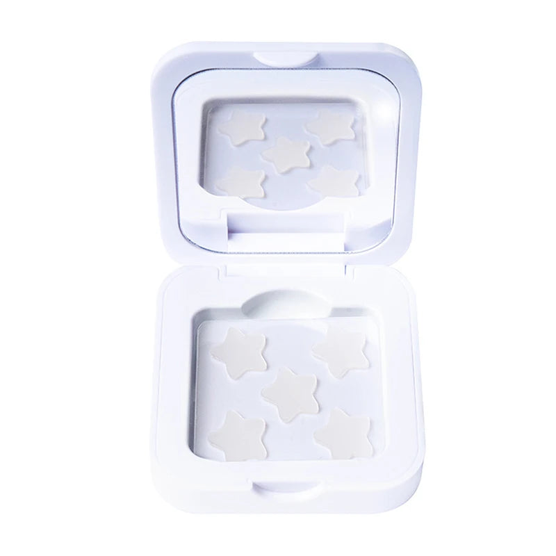 1Box 25/48 Patches Hydrocolloid Acne Patch Fade Repair Invisible Acne Removal Stickers Concealer Makeup Tool Star With Mirror