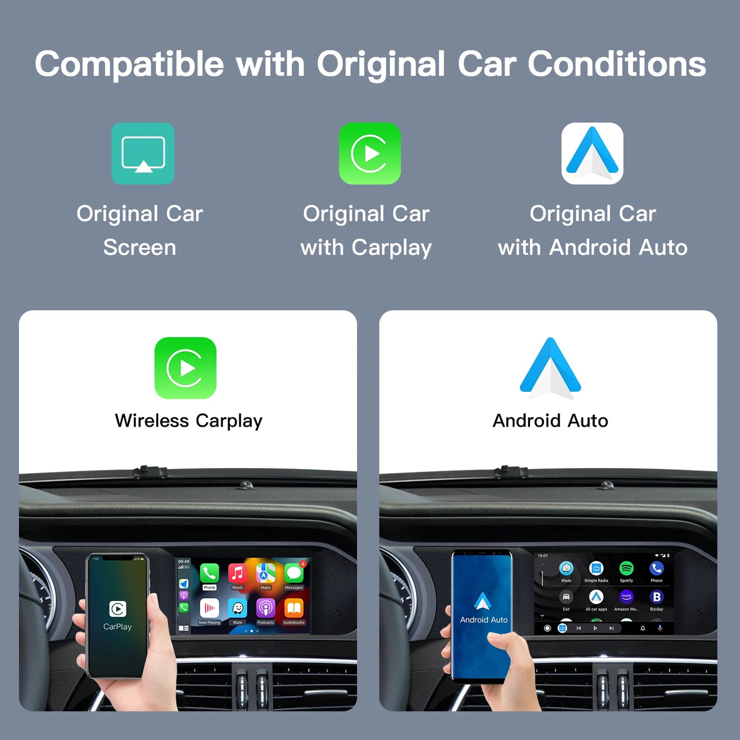 2026 New upgrade Wireless Carplay Android Auto NTG4.5 Becker For Mercedes Benz A B C E CLA GLA GLK ML Sprinter NAVI MirrorLink