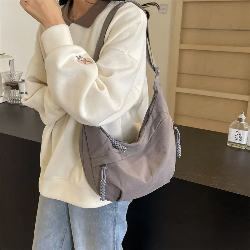 Nylon Shoulder Bag New High Capacity Women's Crossbody Messenger Bag Leisure Versatile Shoulder Hobos Bag Tote Bags for Women