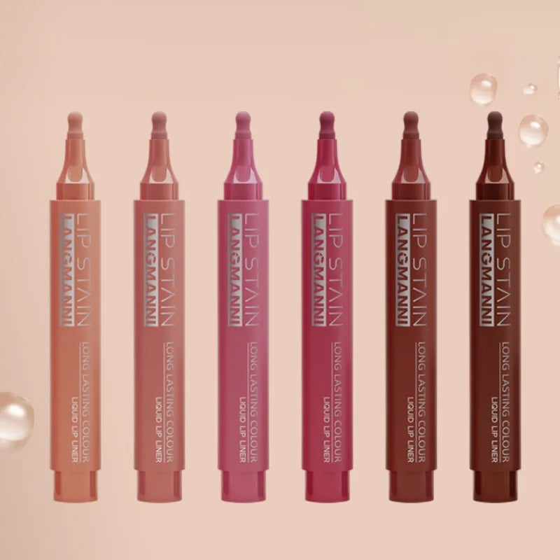 1PC Liquid Matte6-Color Lipliner Pencil Waterproof Plumping Stain Lipstick Natural Lip Liner Outline Lip Contour Makeup Cosmetic