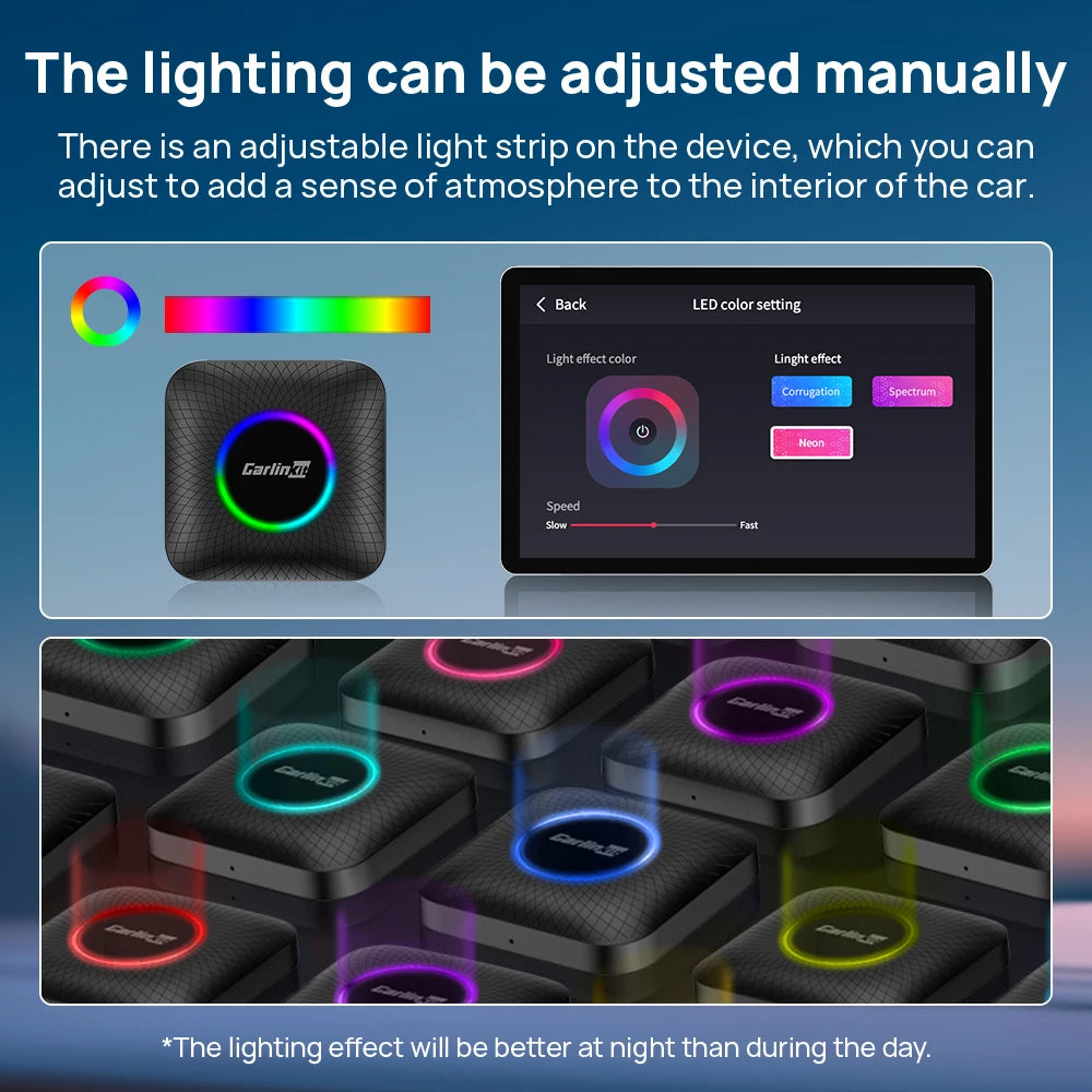 2026 New CarlinKit Mini CarPlay AI Box Qualcomm SM6225 8-Core Android Auto Wireless CarPlay TV Box 64G 128G Smart Streaming Box