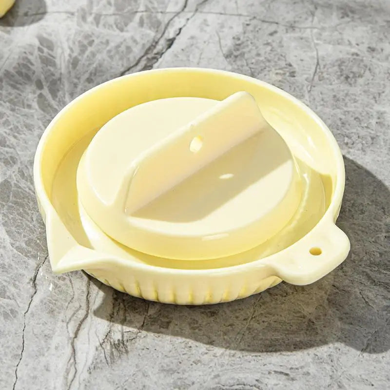Food Gadgets Plastic Ginger Garlic Grater Tools Masher With Lids Kitchen Fruit Vegetables Hand Grinder Portable Round