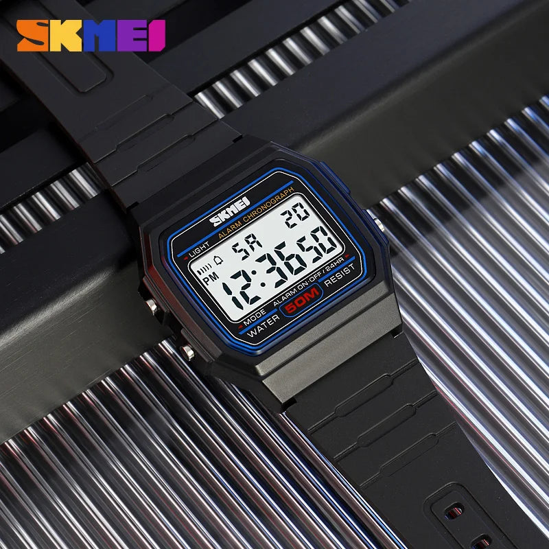 SKMEI 2042 Fashion Brand Men's Electronic Watch Outdoor Sport Multifunction Waterproof Calendar Luminous Digital Watches for Man