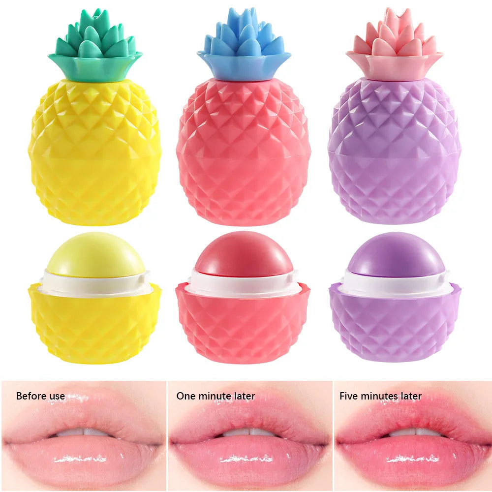 Lip Care Lasting Moisturizing Lipstick Temperature Change Lip Balm Protecting Softening Lips Pineapple Ball Lip Balm Lipsticks