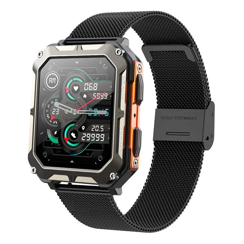C20 PRO Smart Watch Men Bluetooth Call Outdoor Sports 1.83inch Large Screen Voice Assistant Fitness C20Pro Smartwatch