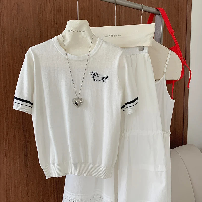 Summer Women's T-shirt 100% Cotton Short Half Sleeve O neck Clothes Solid Casual Pullover Basic Female Top