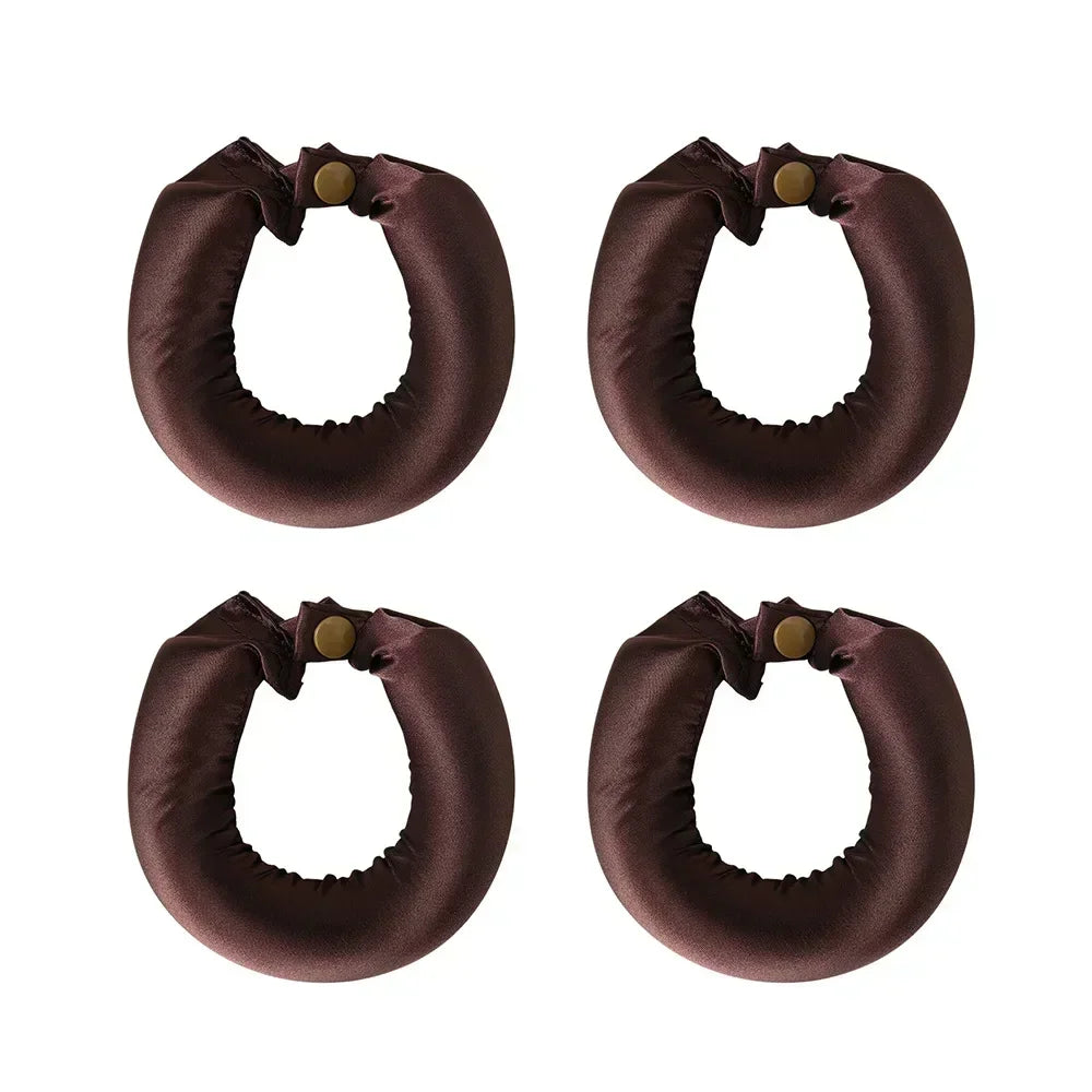 No Heat Hair Rollers Heatless Hair Curler Curling Rod Headband Satin Lazy Curls Soft Curlers Sleeping Flexi Rods Styling Tools