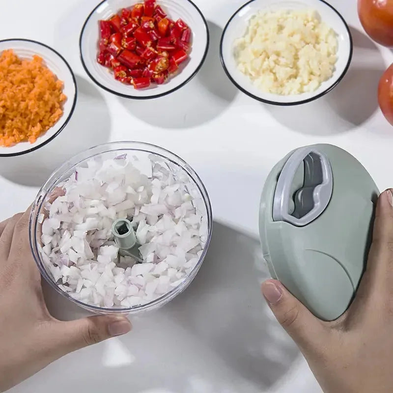 Home 1pc 500/900ML Manual Hand Pull Meat Mincer Garlic Chopper Vegetable Chili Onion Cutter Kitchen Cooking Tools