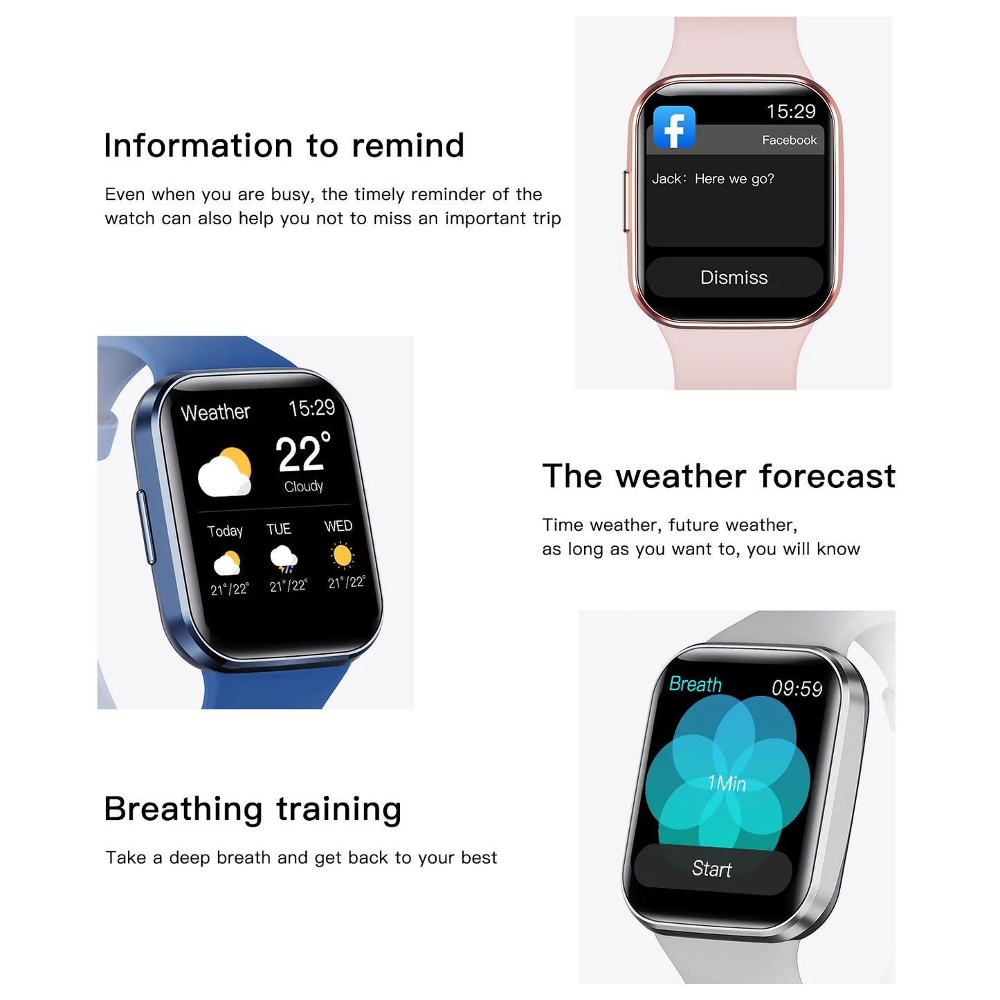 Luxury Man Smart Watch Fitness Tracker Smartwatch Heart Monitor Clock Sport IP68 Waterproof Watches for Women Android Phone 2025