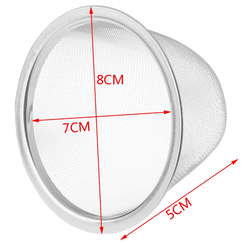 Reusable Stainless Steel Mesh Tea Infuser Strainer Teapot Tea Leaf Spice Filter