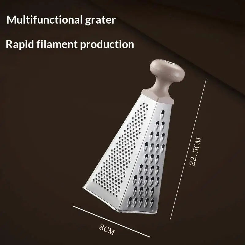 Stainless Steel 4-Sides Multi-Function Vegetable Slicer Kitchen Tool Box Grater Multipurpose Kitchen Grater〔CC11〕