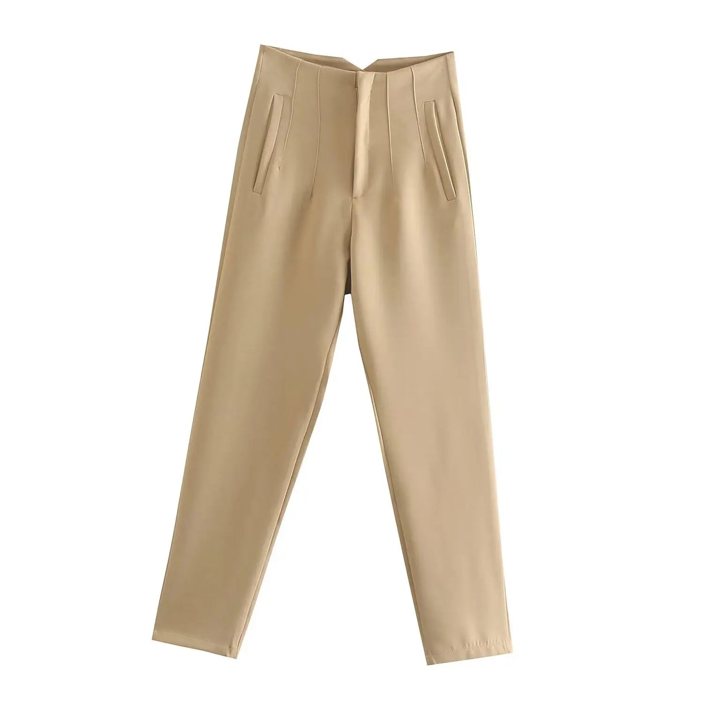 Koekop Office outfits Pencil Trousers Black Pink White Ladies Pants Fashion Office Wear High waist Pants for Women Formal Pants