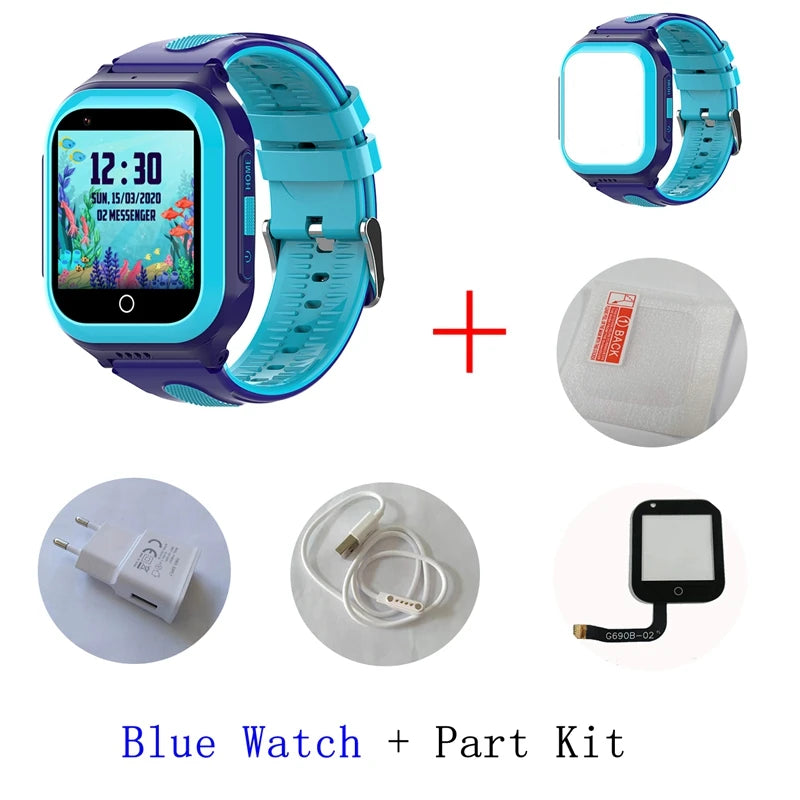 Wonlex Kids Smart Watch 4G GPS WIFI location Tracker SOS Video Call KT24S Children's smartwatch IP67 Waterproof smart baby watch