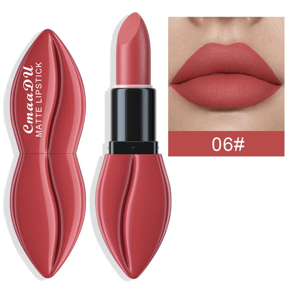 10color matte lipstick full and rich colors natural moisture comfortable fine and smooth texture long-lasting and easy to apply