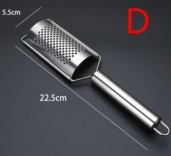 Stainless Steel Handheld Cheese Grater Multi-PurposeKitchen Food Graters For Chocolate Butter Fruit Vegetable Kitchen Items