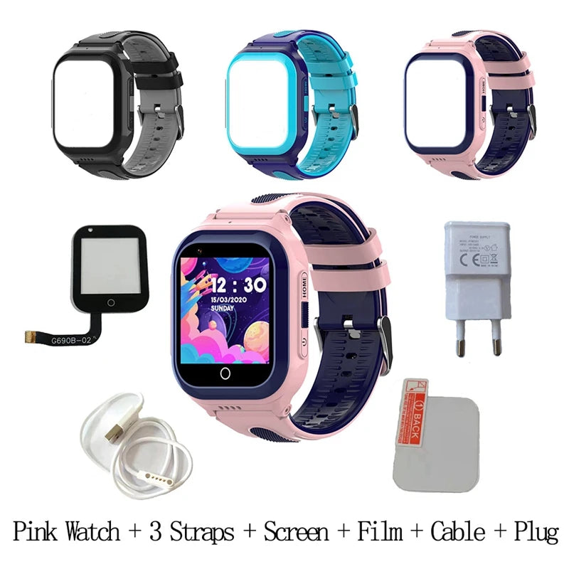 Wonlex Kids Smart Watch 4G GPS WIFI location Tracker SOS Video Call KT24S Children's smartwatch IP67 Waterproof smart baby watch