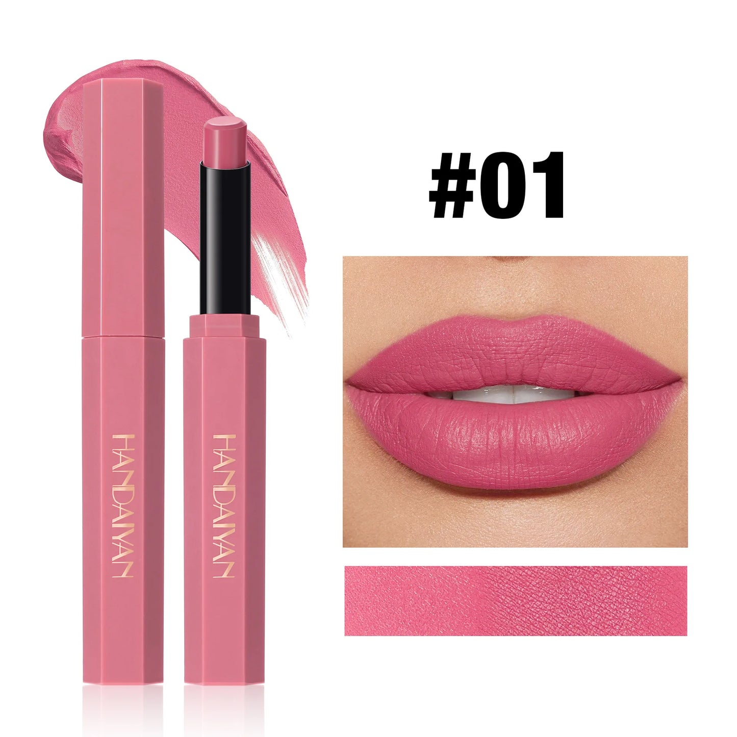 Red Matte Velvet Lipstick Waterproof Lasting Brown Lipstick Pencil Non Stick Cup Moisturize Lipstick Not Fading Sexy Lips Makeup
