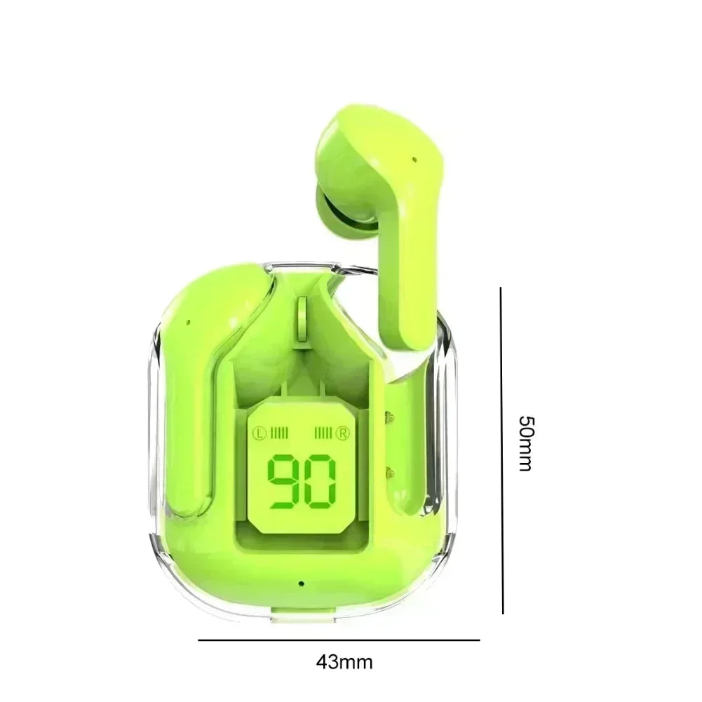 Wireless Bluetooth Headphones LED Power Display In-Ear Wireless Earbuds with Charging Case HiFi Stereo TWS Headset