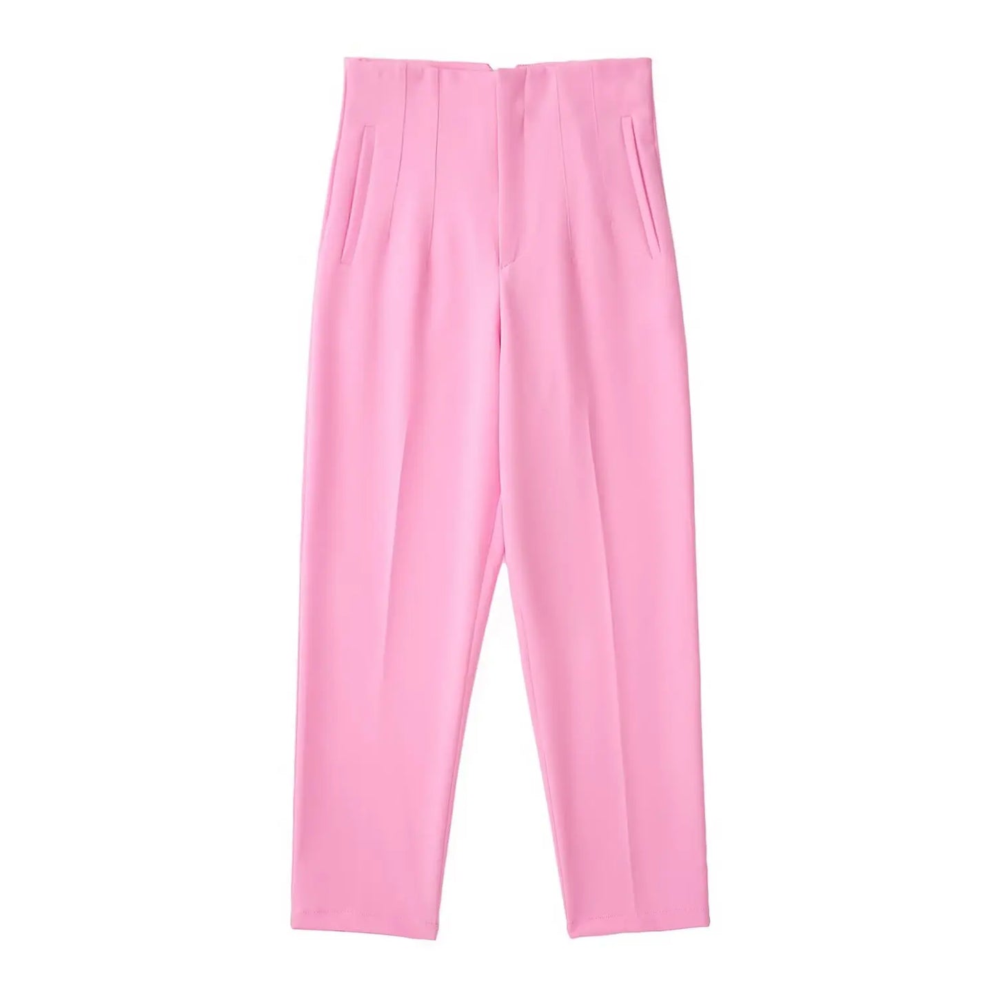 Koekop Office outfits Pencil Trousers Black Pink White Ladies Pants Fashion Office Wear High waist Pants for Women Formal Pants